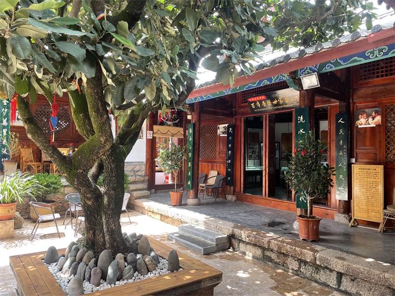 丽江古城接风楼