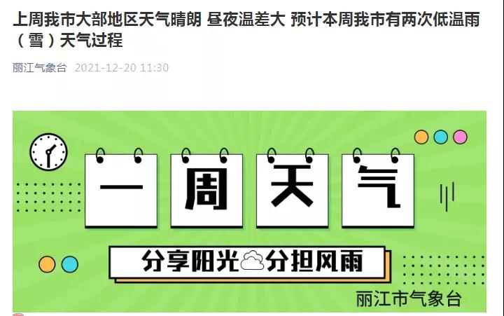 天气预报